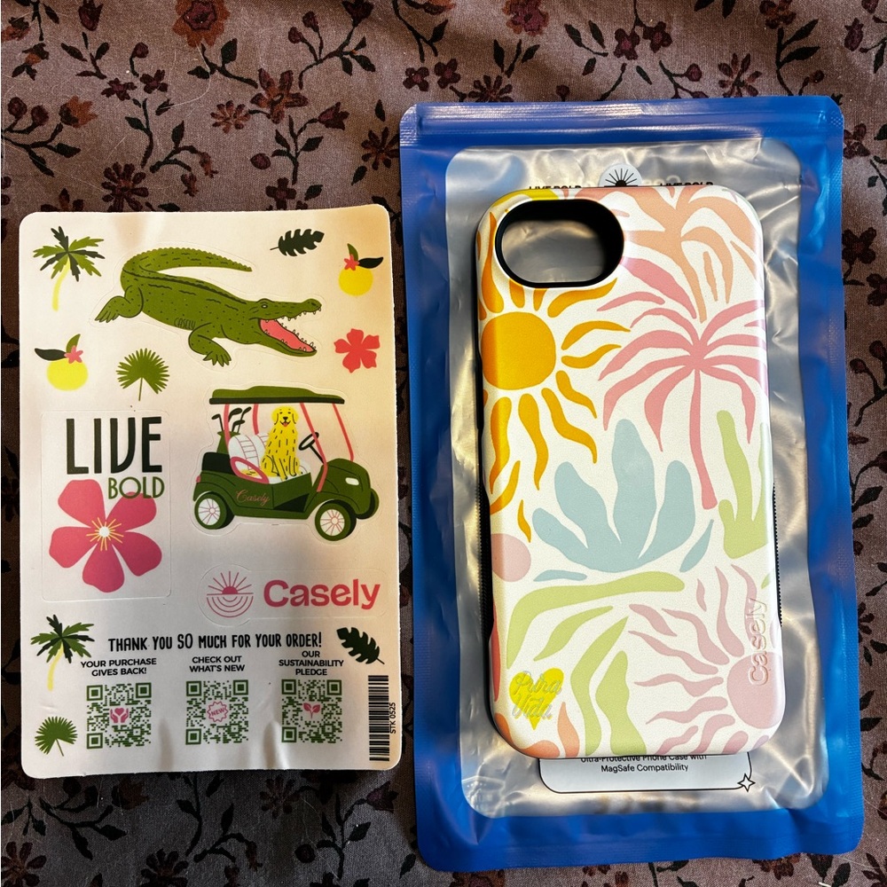 Casely Bold floral phone case